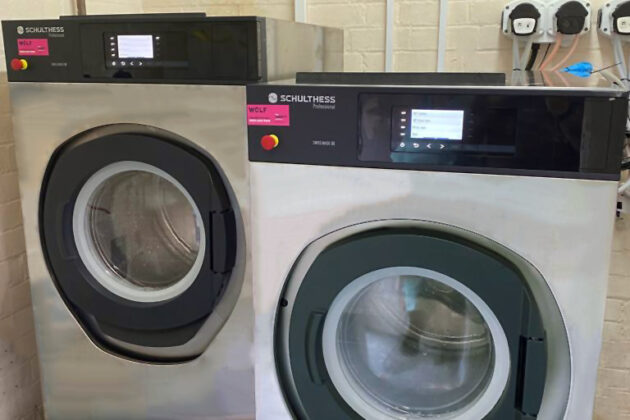 Two Commercial laundry Machines, installed by Wolf