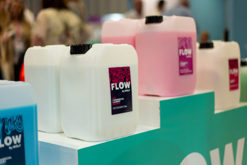 Flow Commercial Laundry Detergents from Wolf Laundry