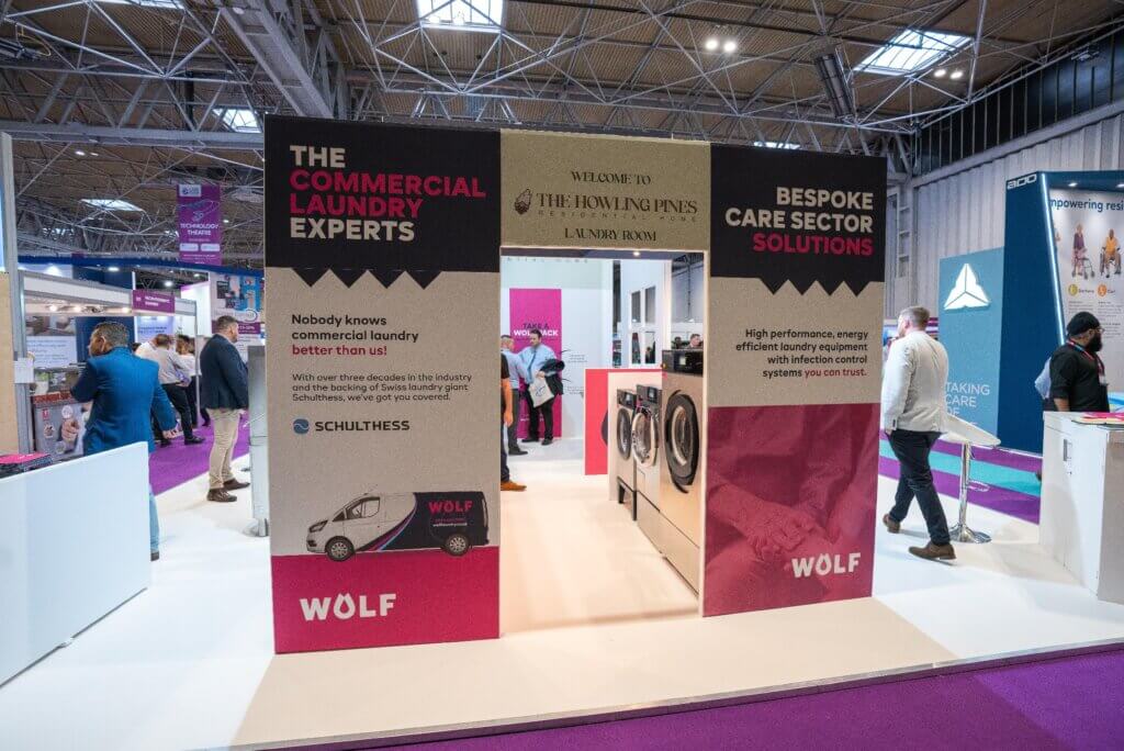 Wolf Laundry's virtual Care Home at The Care Show