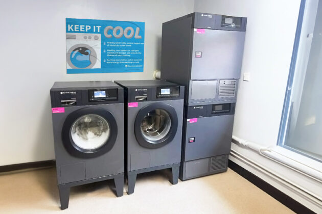 Sustainable laundry practices for social housing